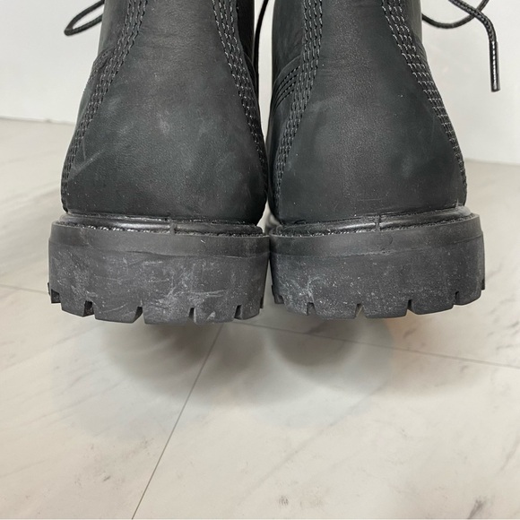 Timberland Black Nubuck Lace Up Boot 9M - Picture 4 of 14